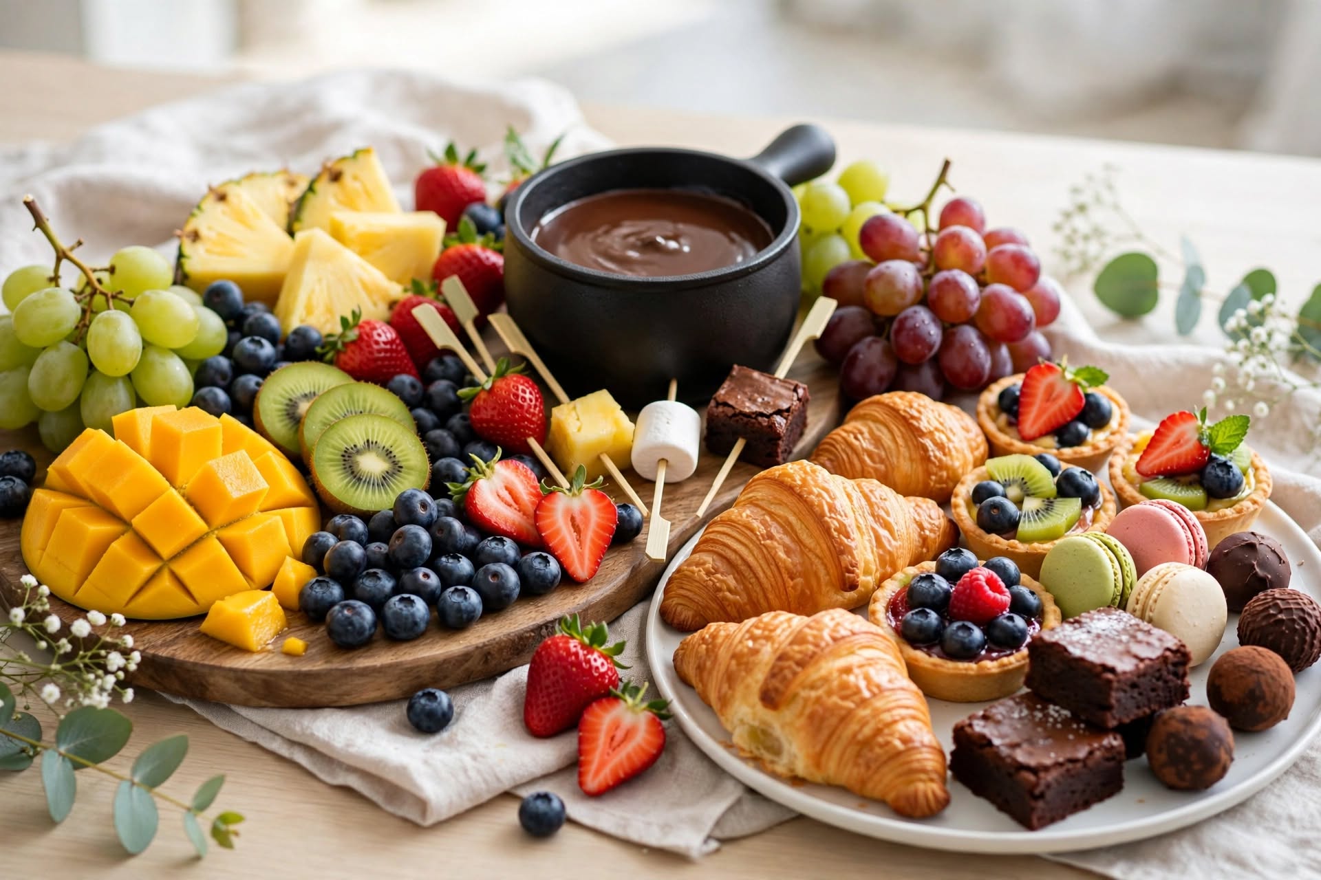 Elle Bites fresh fruit and dessert platters