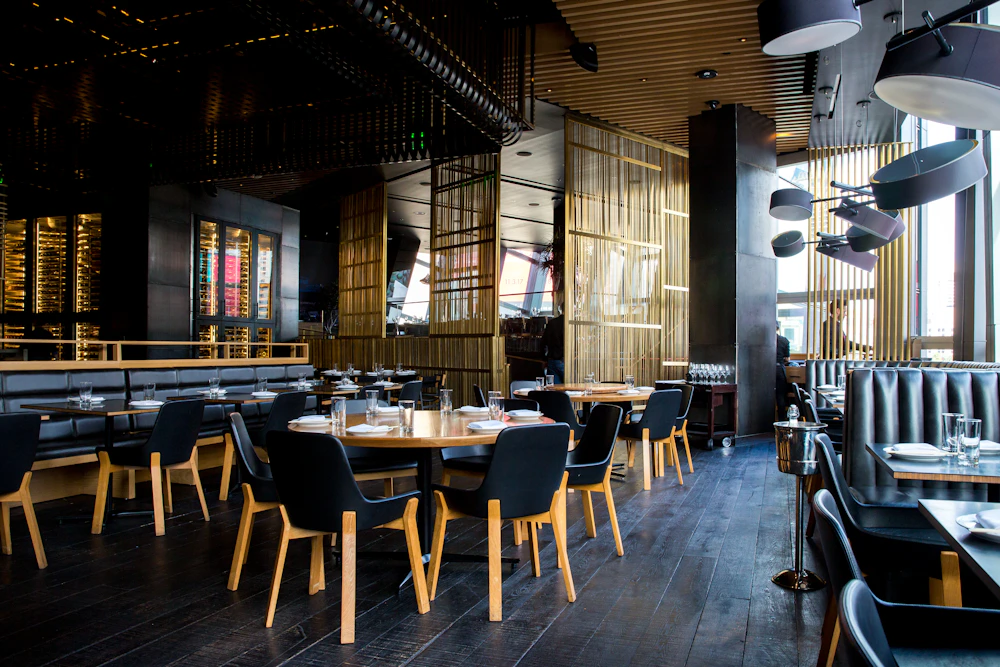 Fine dining plating and course dinners